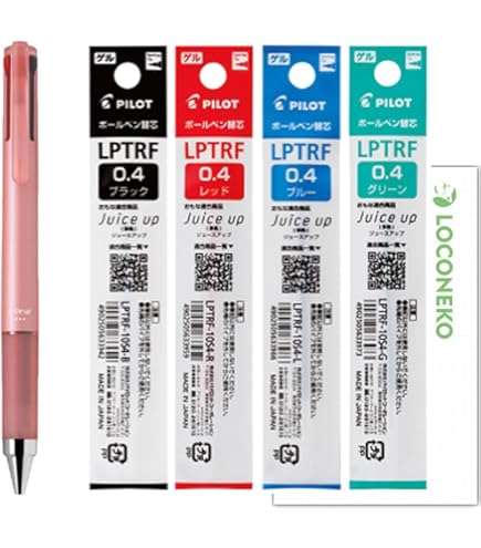 Amazon | パイロット 4色ボールペン ジュースアップ4 0.4 ミント